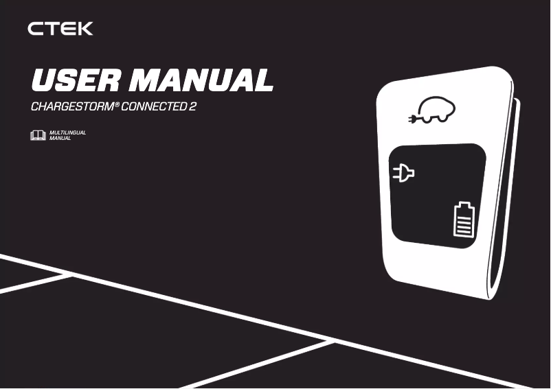 Imagen de la primera página del manual del dispositivo Chargestorm Connected 2