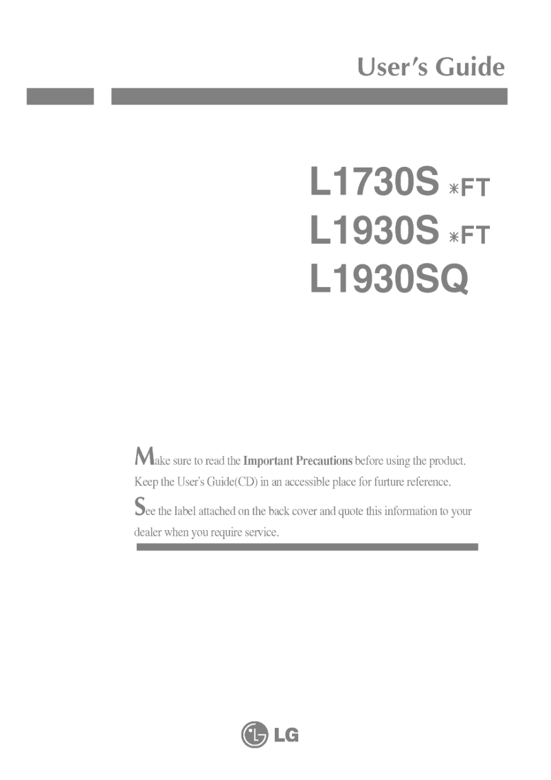 Imagen de la primera página del manual del dispositivo L1930SSFT