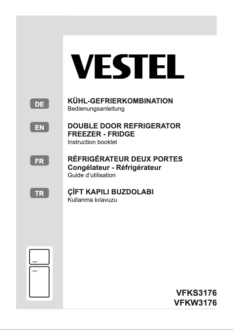 Página 1 del manual Manual de usuario Vestel VFKW3176