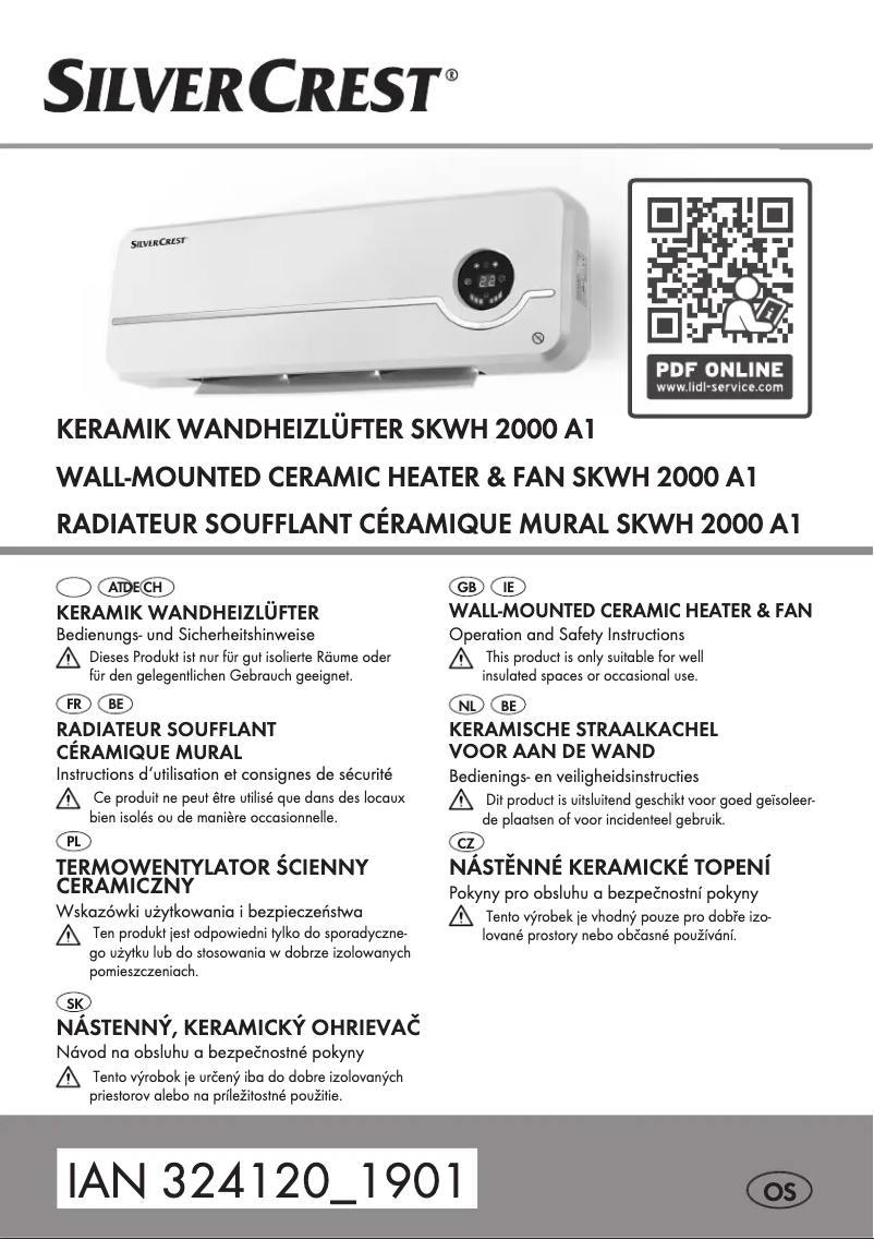 Página nº 1 - Manual de usuario SilverCrest SKWH 2000 A1