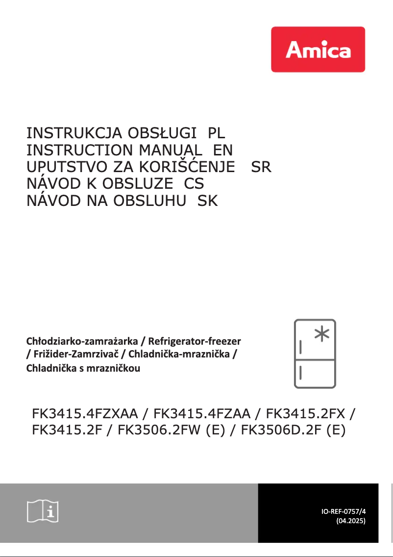 Página nº 1 - Manual de usuario Amica FK3415.2F