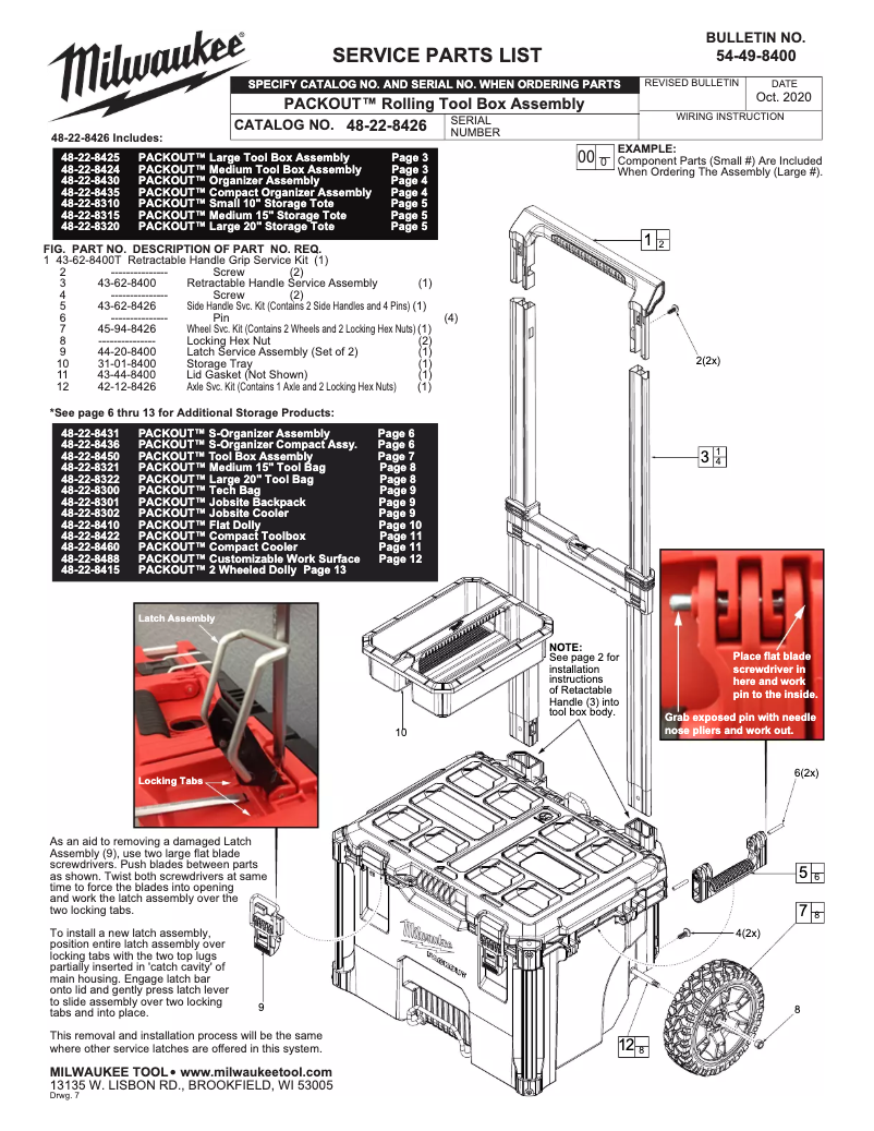 Página 1 del manual Manual de usuario Milwaukee 48-22-8450