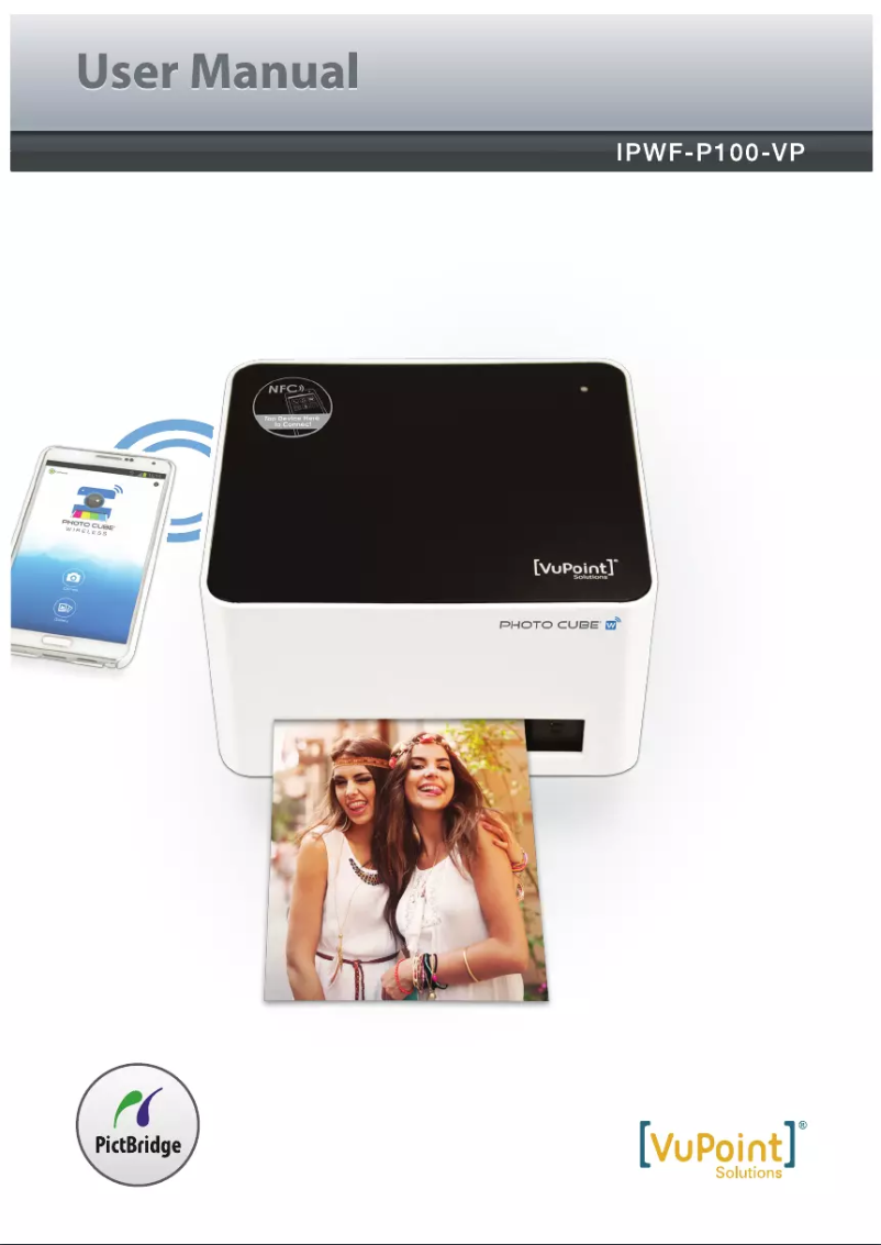 Imagen de la primera página del manual del dispositivo Photo Cube