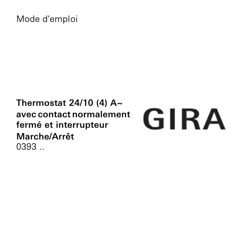 Imagen de la primera página del manual del dispositivo 0393