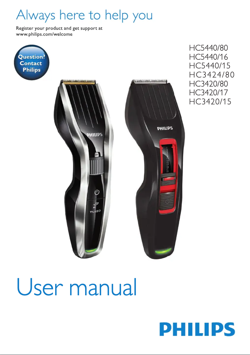 Imagen de la primera página del manual del dispositivo Series 3000 HC3424