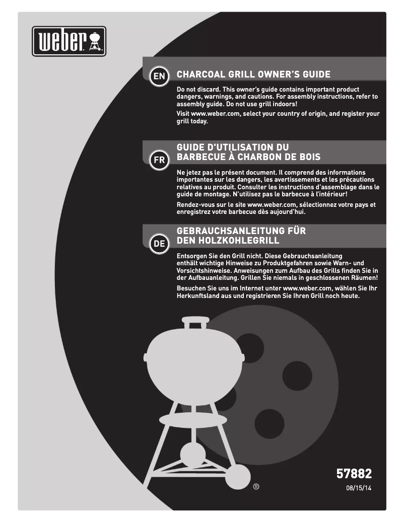 Imagen de la primera página del manual del dispositivo Master-Touch Ø 57 cm