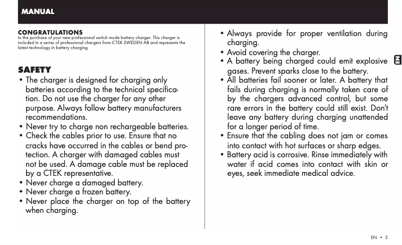 Imagen de la primera página del manual del dispositivo MXS 25