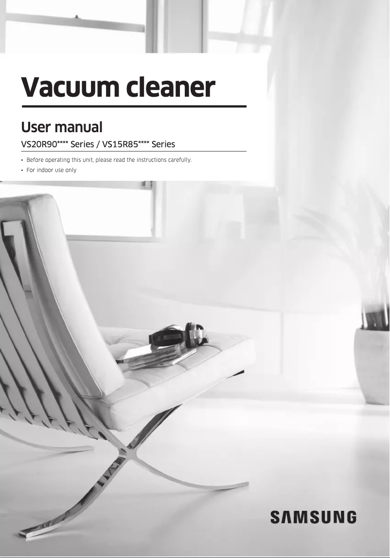 Página 1 del manual Manual de usuario Samsung VS20R9042T2