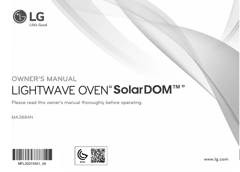 Página 1 del manual Manual de usuario LG MA3884N
