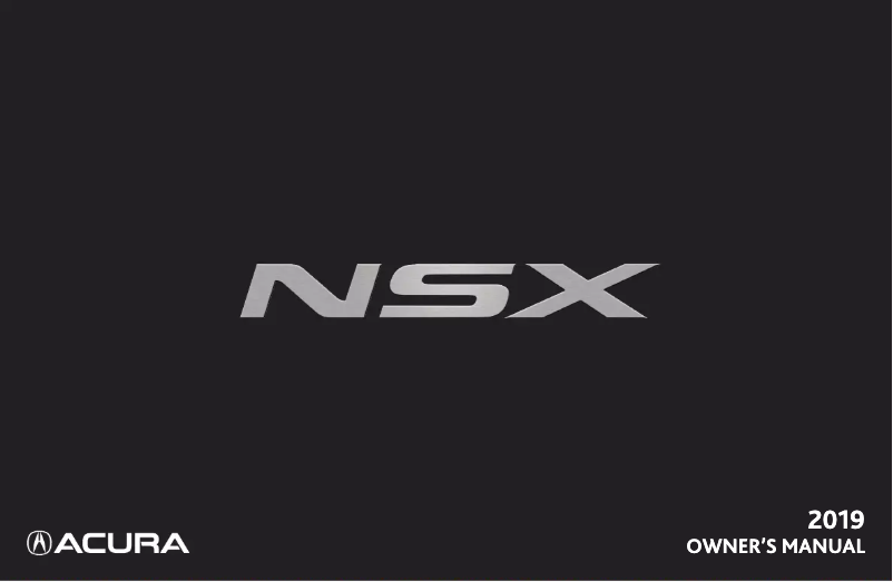 Imagen de la primera página del manual del dispositivo NSX (2019)