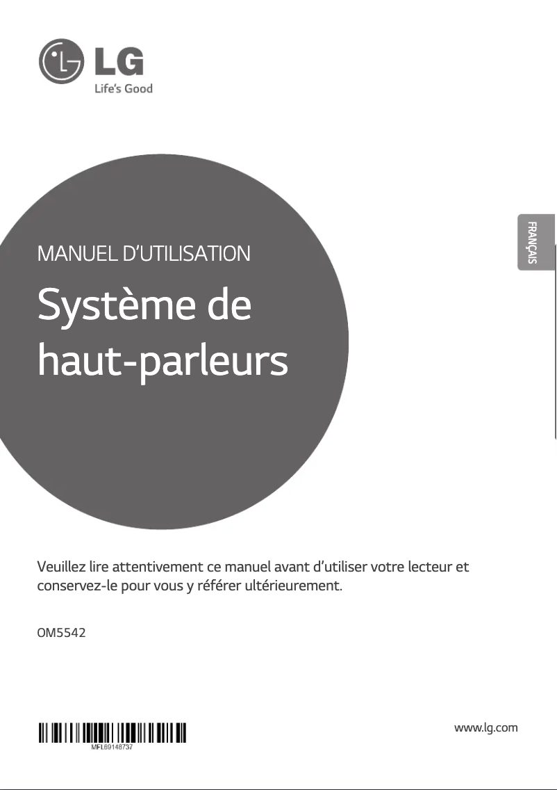 Imagen de la primera página del manual del dispositivo OM5542A