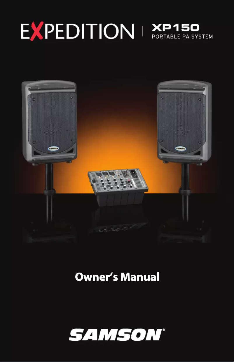 Imagen de la primera página del manual del dispositivo XP150