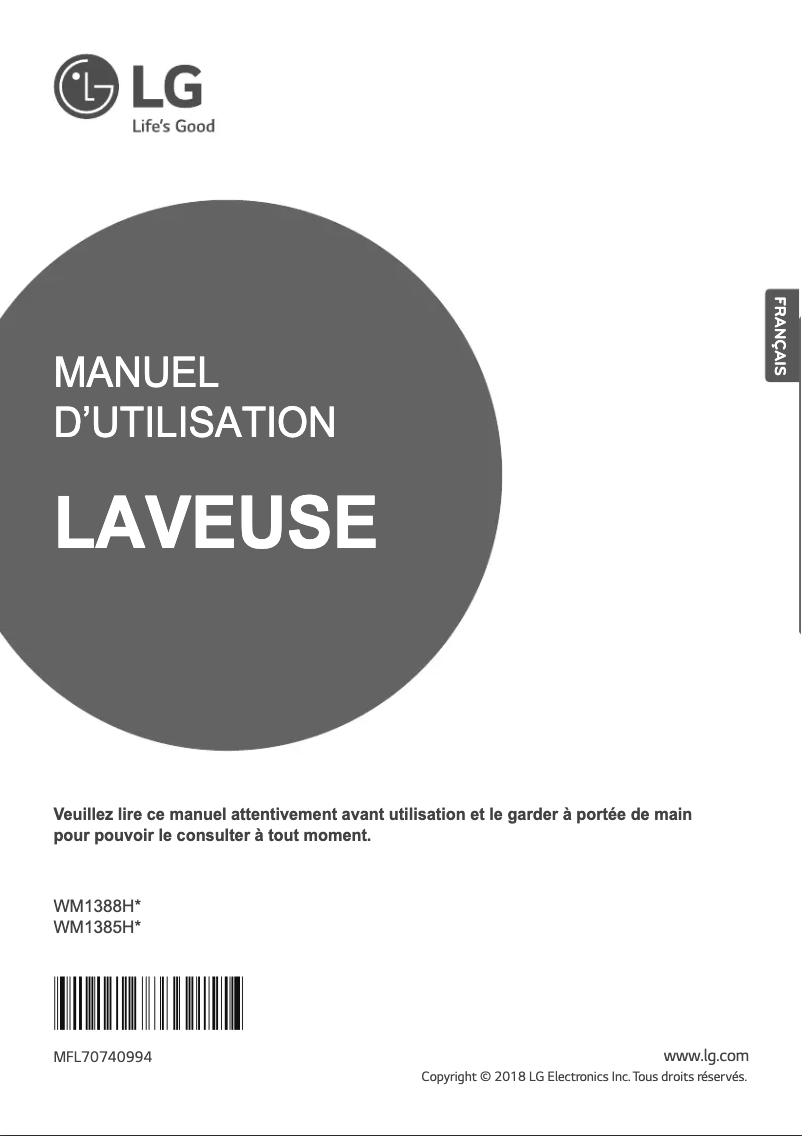 Imagen de la primera página del manual del dispositivo WM1388HW