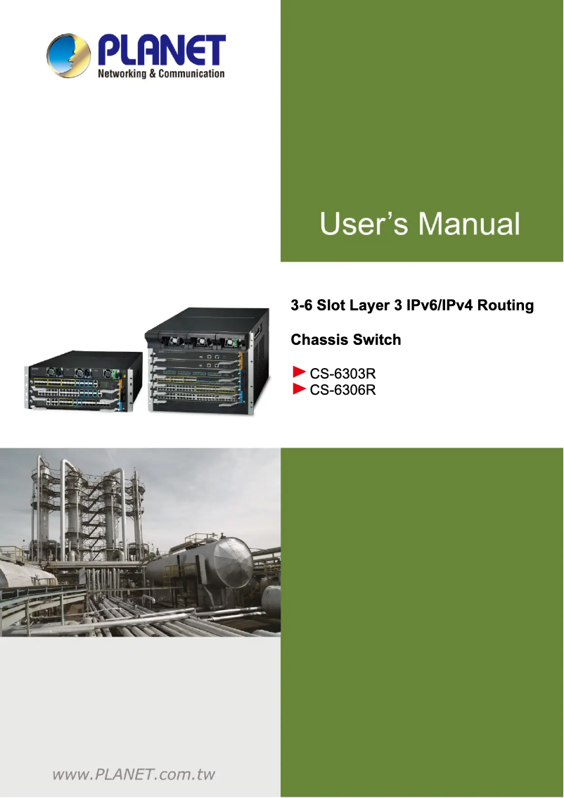 Imagen de la primera página del manual del dispositivo CS-6306R