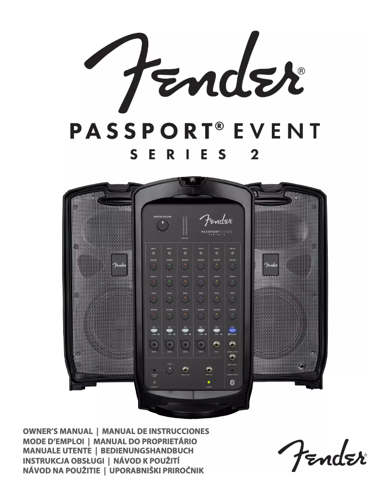 Página nº 1 - Manual de usuario Fender Passport Event Series 2