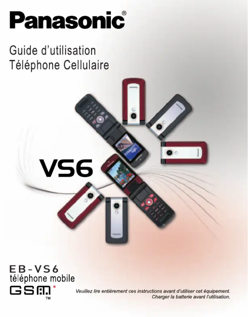 Imagen de la primera página del manual del dispositivo VS6