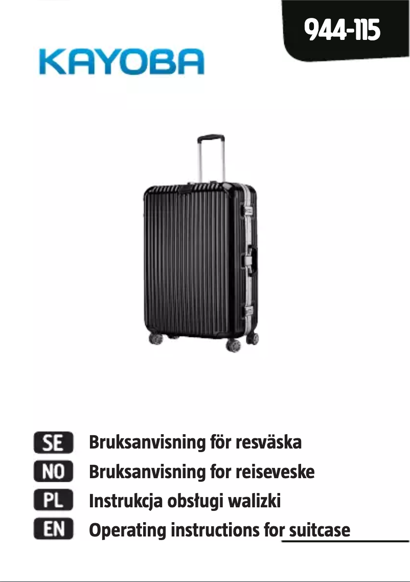 Imagen de la primera página del manual del dispositivo 944115