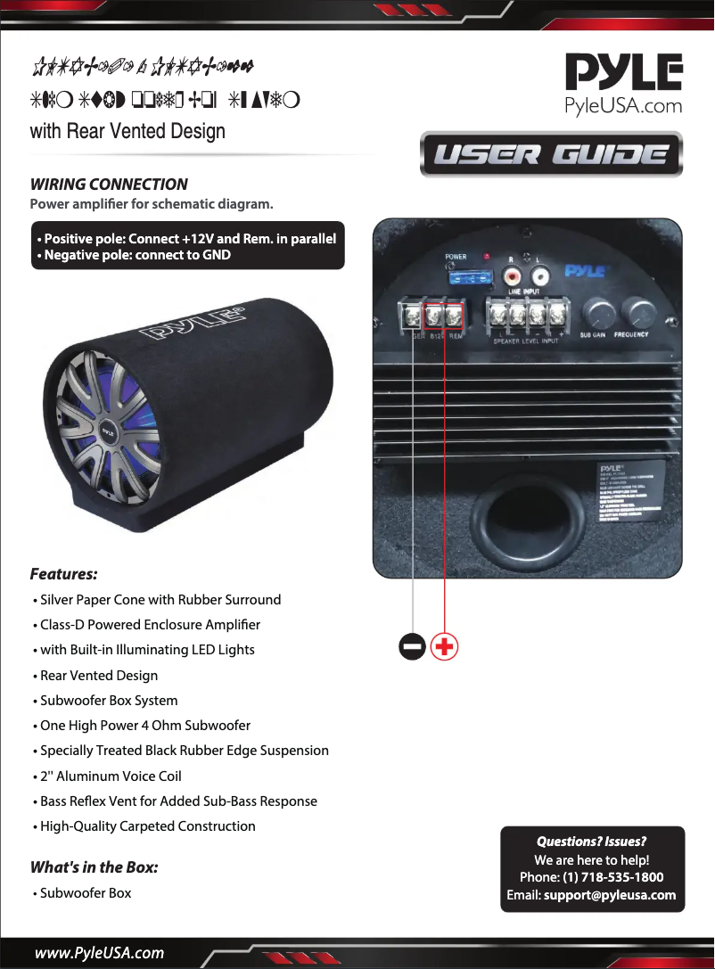 Página 1 del manual Manual de usuario Pyle PLTAB122
