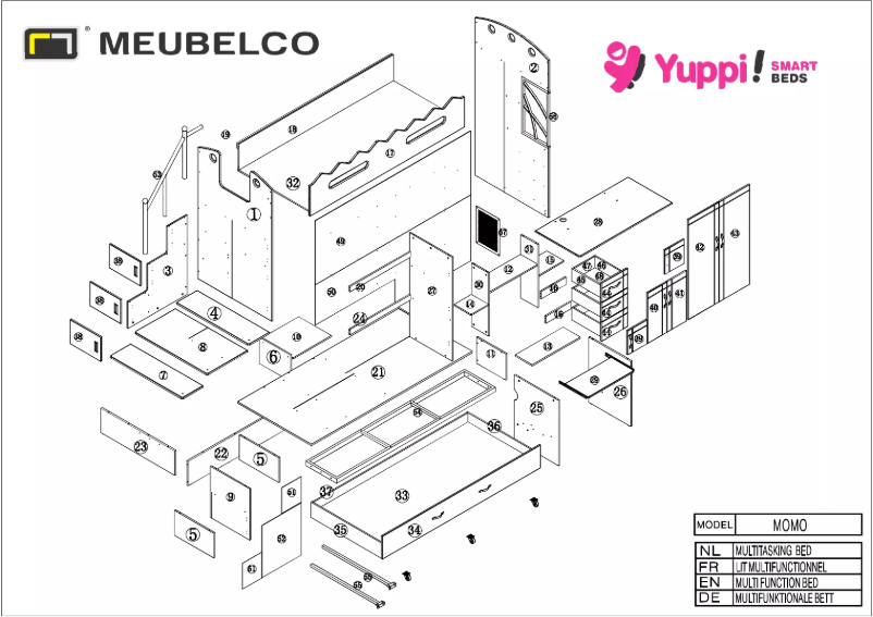 Página nº 1 - Manual de usuario Meubelco Momo