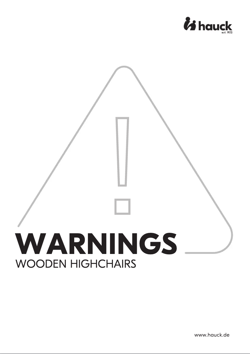 Página 1 del manual Manual de usuario Hauck Alpha