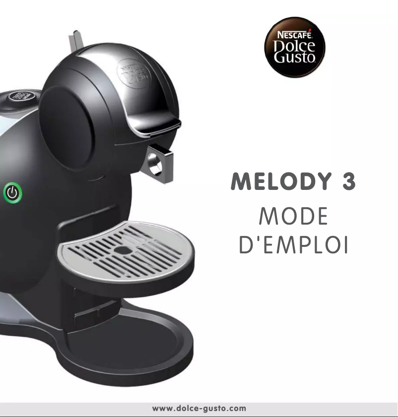 Imagen de la primera página del manual del dispositivo Nescafé Dolce Gusto Melody 3