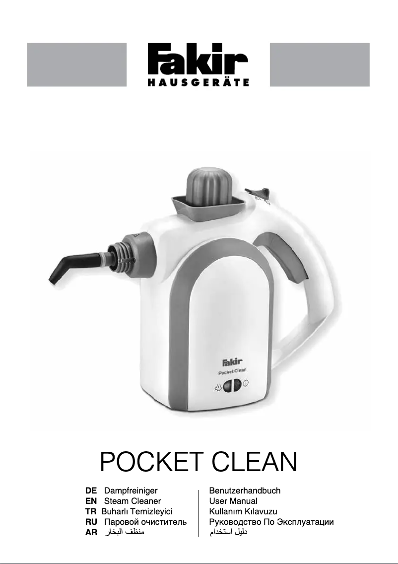 Página 1 del manual Manual de usuario Fakir Pocket Clean