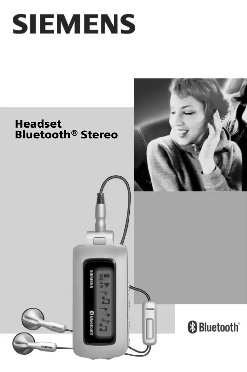 Página 1 del manual Manual de usuario Siemens HHB750