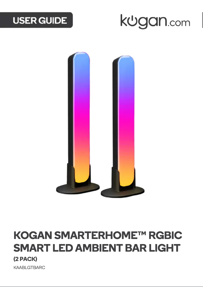 Imagen de la primera página del manual del dispositivo KAABLGTBARC