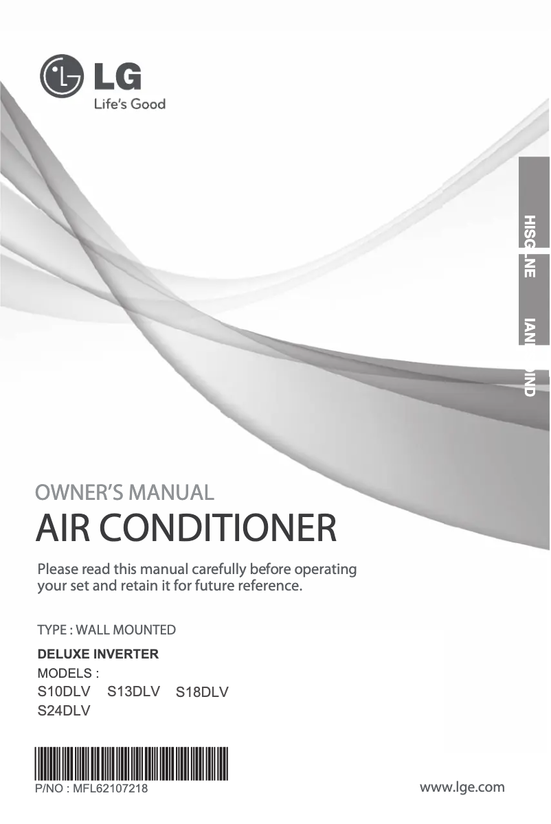 Página 1 del manual Manual de usuario LG SN13DLV