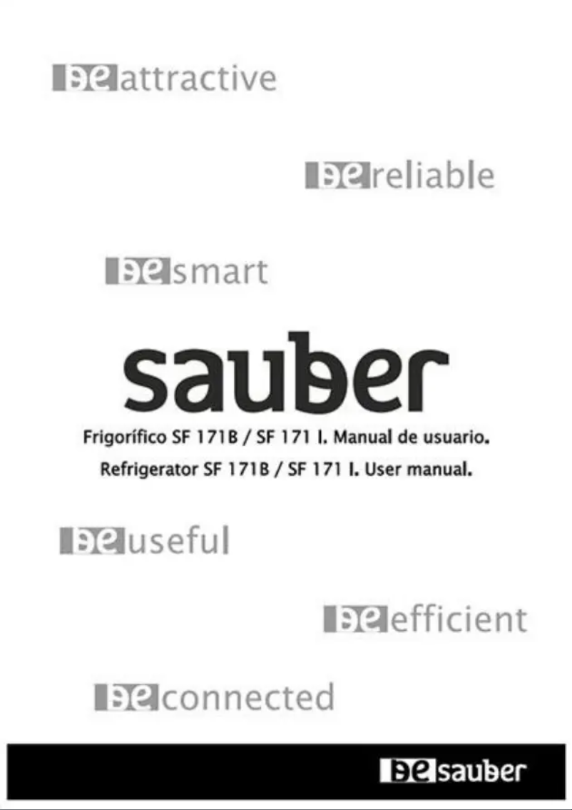 Imagen de la primera página del manual del dispositivo SF171I