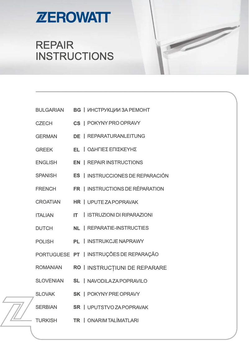 Página 1 del manual Manual de usuario Zerowatt ZCHM 100