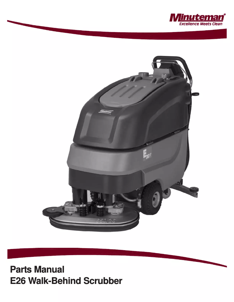 Página 1 del manual Manual de usuario Minuteman E26