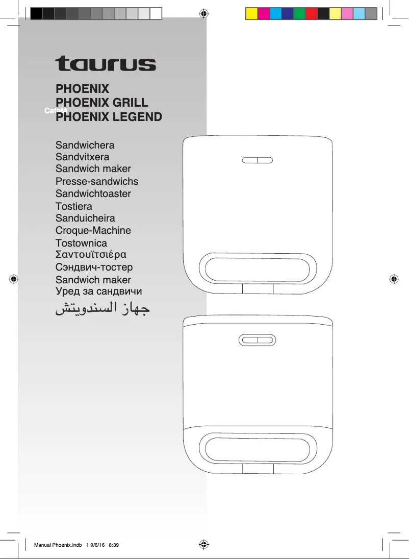 Página 1 del manual Manual de usuario Taurus Phoenix Grill