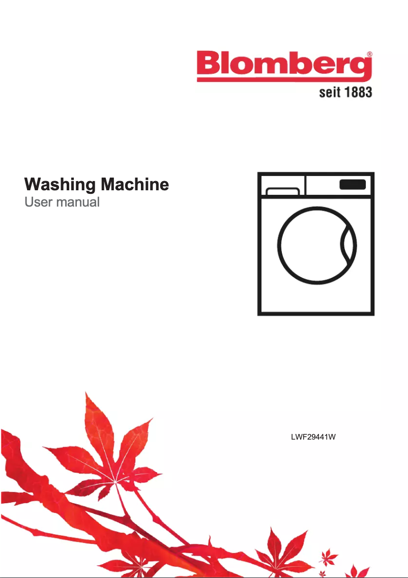 Imagen de la primera página del manual del dispositivo LWF29441