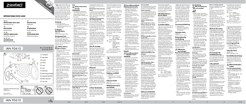 Página nº 1 - Manual de usuario Zoofari IAN 79121