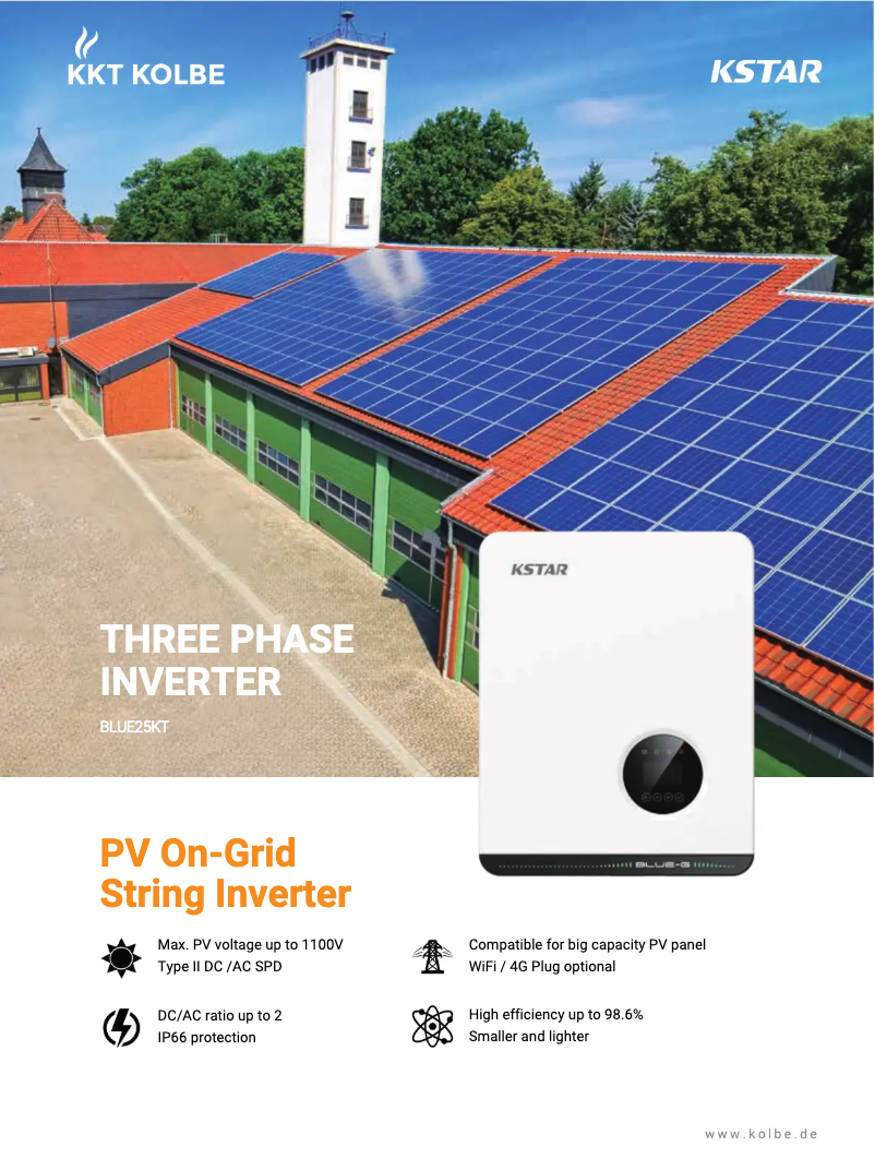 Página 1 del manual Ficha técnica KKT Kolbe POWERSET33