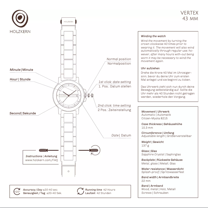 Imagen de la primera página del manual del dispositivo Glacier