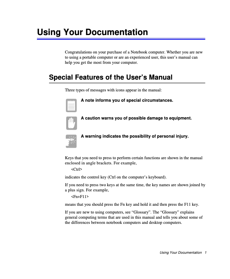 Imagen de la primera página del manual del dispositivo N640CP4007