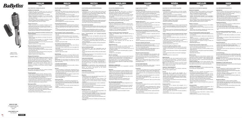Imagen de la primera página del manual del dispositivo Smooth Volume 1000 AS90PE