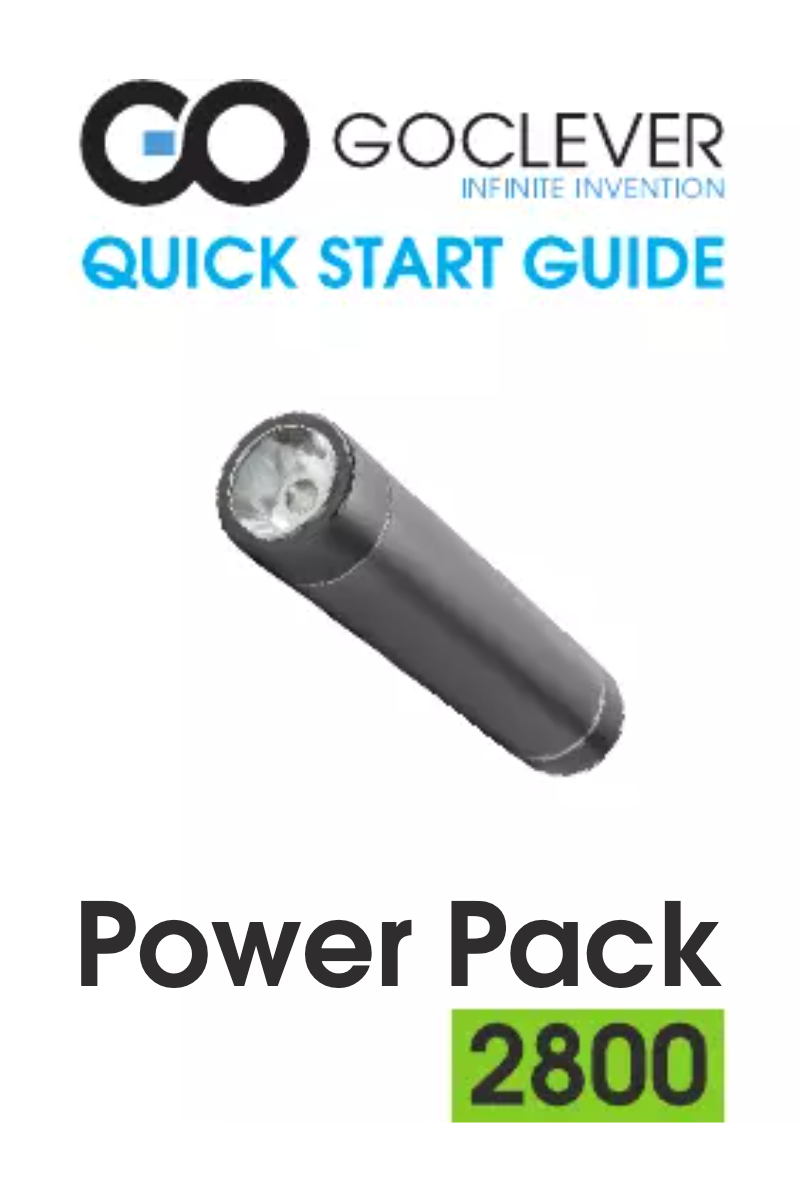 Página 1 del manual Manual de usuario GoClever GCPP2800