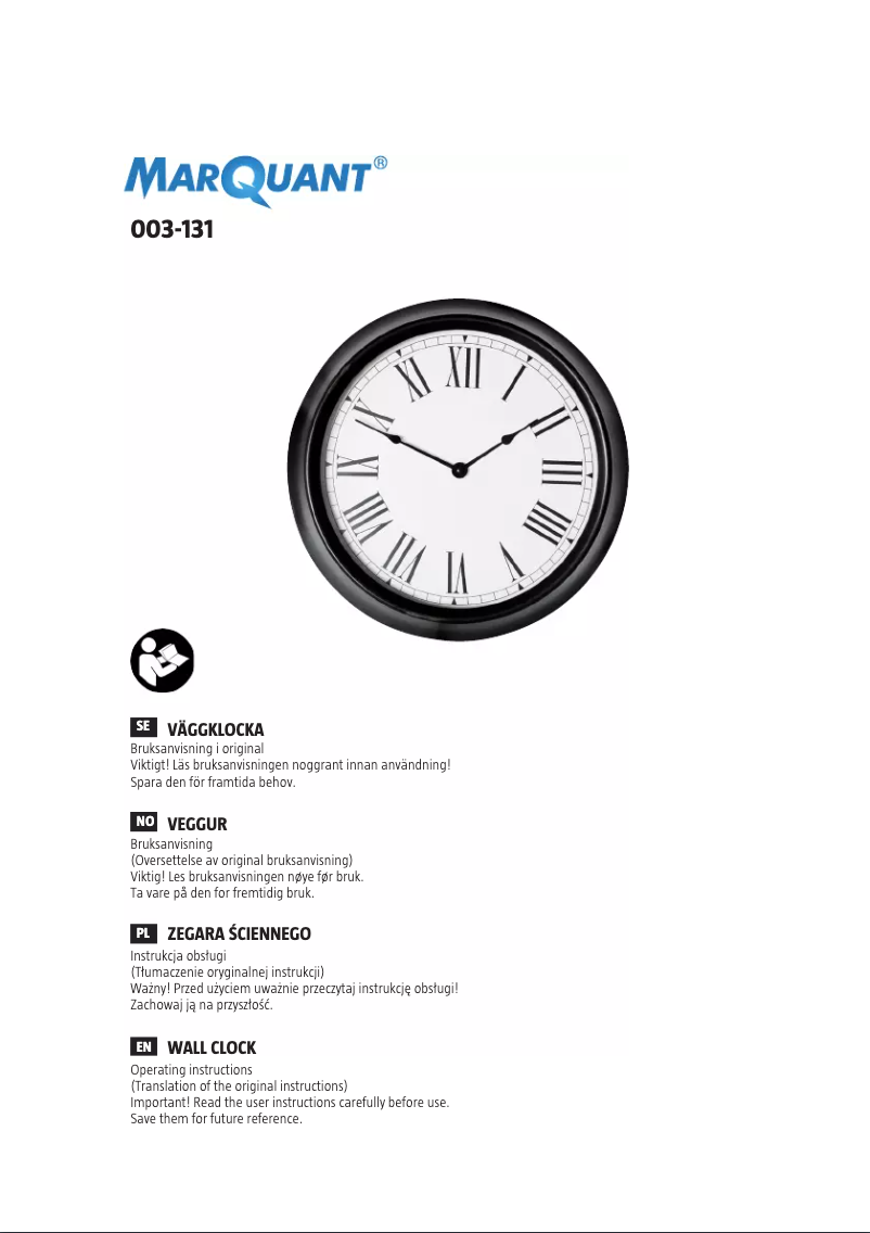 Imagen de la primera página del manual del dispositivo 003-131