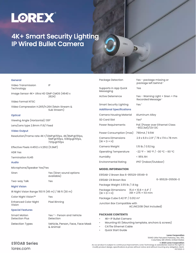 Imagen de la primera página del manual del dispositivo E910AB