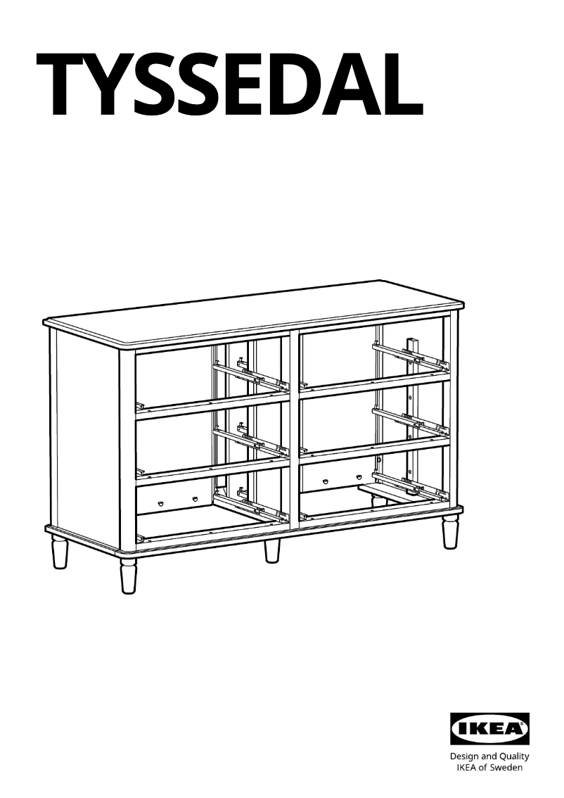 Página 1 del manual Manual de usuario Ikea TYSSEDAL 103.574.81