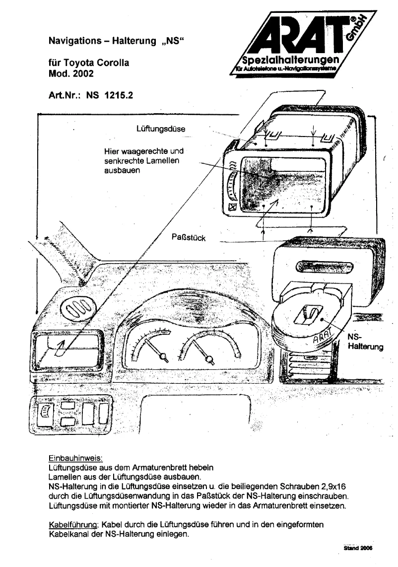 Imagen de la primera página del manual del dispositivo NS1215.2