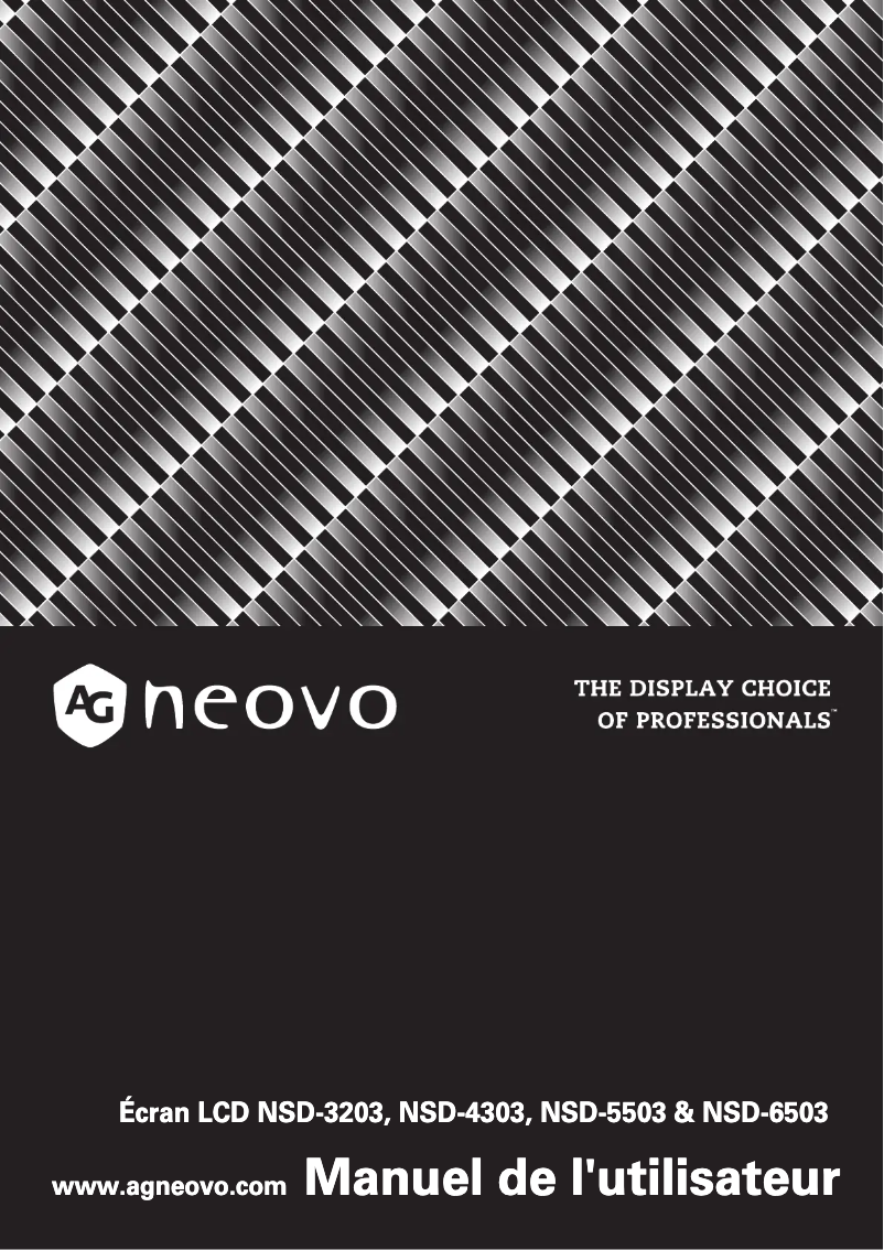 Imagen de la primera página del manual del dispositivo NSD-6503