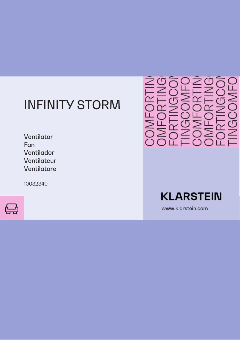 Página 1 del manual Manual de usuario Klarstein Infinity Storm