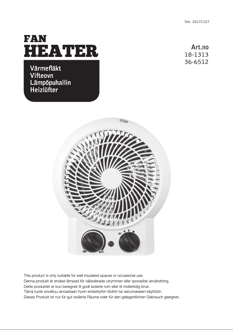 Página 1 del manual Manual de usuario Cotech NF20-16BA