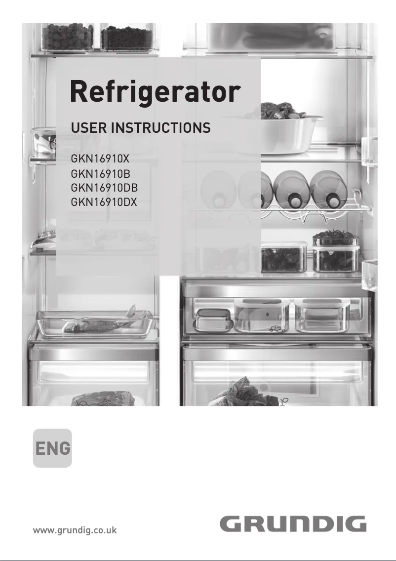 Página 1 del manual Manual de usuario Grundig GKN 16910 DX