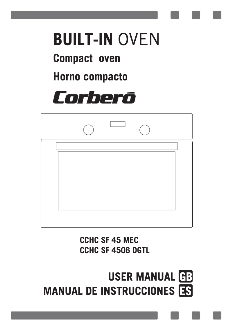 Página 1 del manual Manual de usuario Corbero CCHCSF45MEC