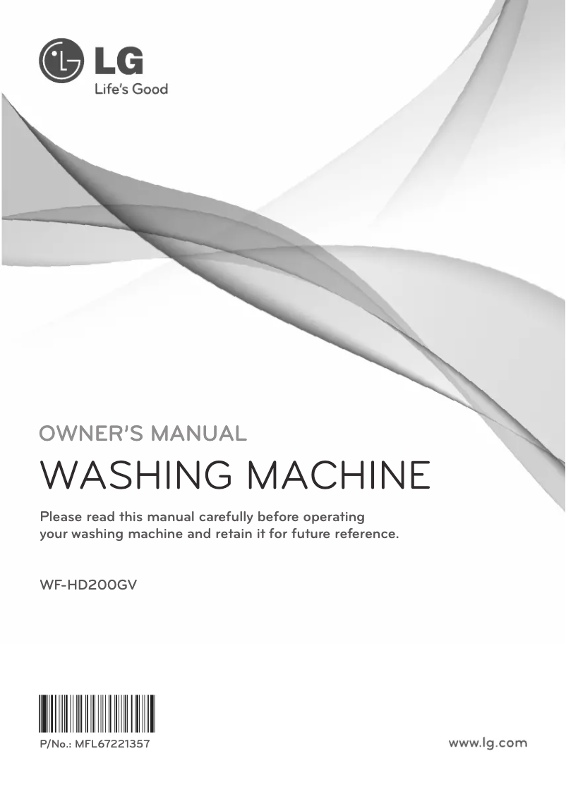 Imagen de la primera página del manual del dispositivo WF-HD200GV